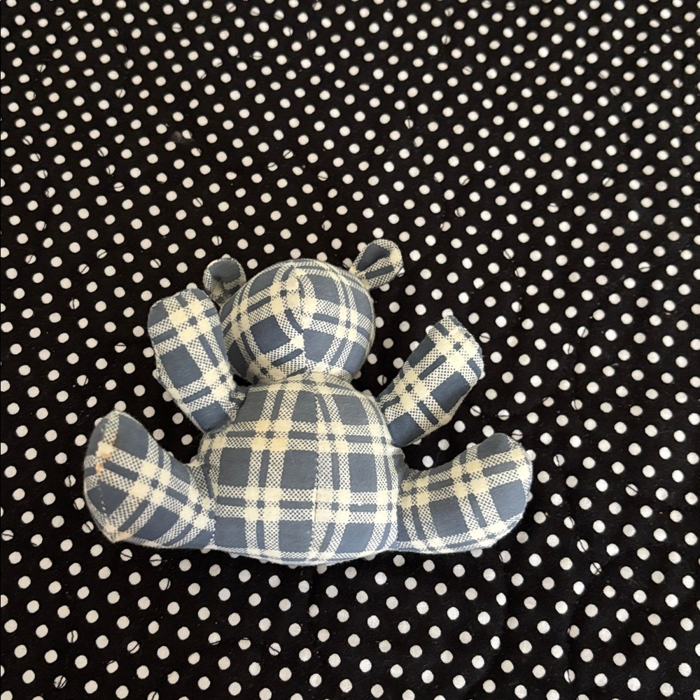 Plaid Teddy Bear Plush
